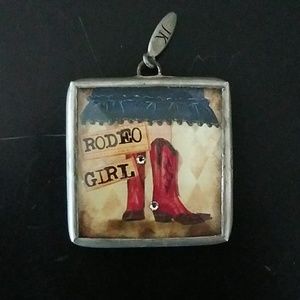Rodeo Girl charm